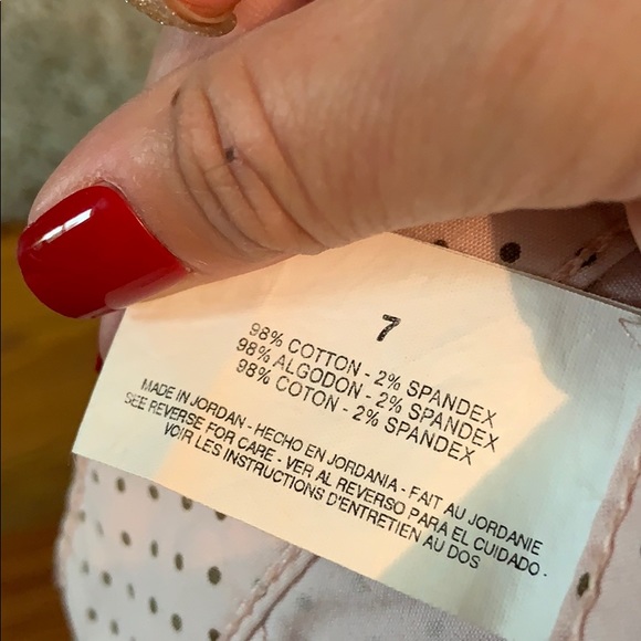 3/$15 Polka dot L.e.i. Shorts size 7 - Picture 4 of 4